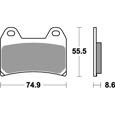 SBS 706Hs Front Pads - Sinter Street