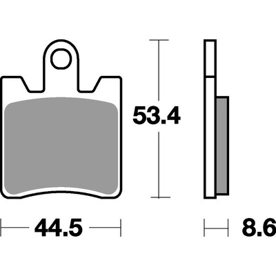 SBS 740Sp Front Pads - Evo Sinter Street