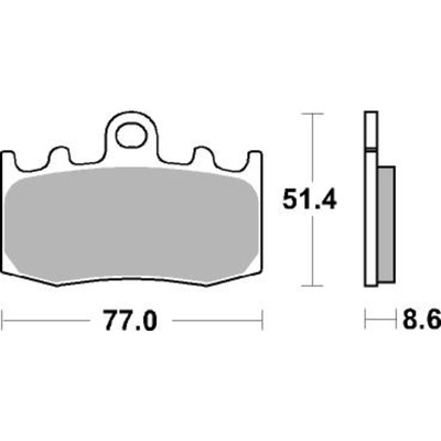 SBS 796Hs Front Pads - Sinter Street