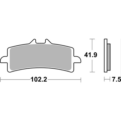 SBS 841Hs Front Pads - Sinter Street