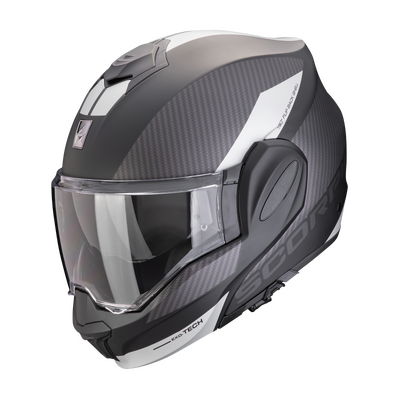 Scorpion Exo-Tech Evo Team Helmet - Matte Black/Silver