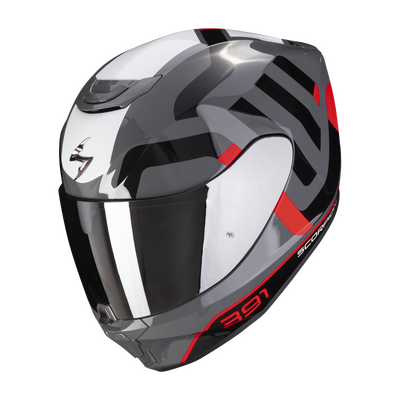 Scorpion Exo-391 Arok Helmet - Grey/Red/Black