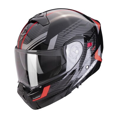 ScorpionExo Exo-930 Evo Sikon Helmet - Metal/Black/Silver/Red