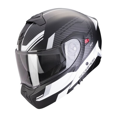 ScorpionExo Exo-930 Evo Sikon Matte Helmet - Black/Silver/White