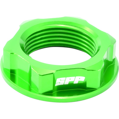 SPP Steering Stem Nut - Kawasaki Kx125-250/Suzuki Drz400 - Green