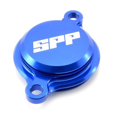 SPP Oil Filter Cover - Yamaha Yz250-450F/Fx Wr250-450F - Blue