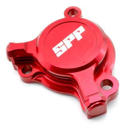 SPP Oil Filter Cover - Yamaha Yz250-450F/Wr250-450F/Gas Gas Ec250-450 - Red