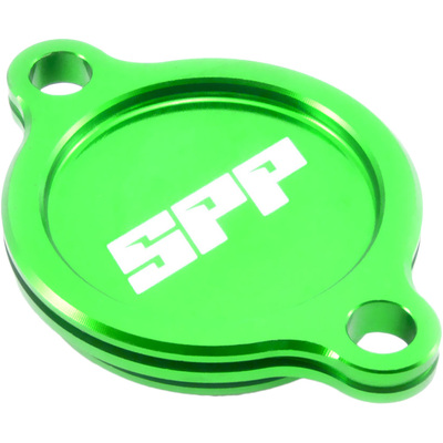 SPP Oil Filter Cover - Kawasaki Kx250F 05-18 - Green