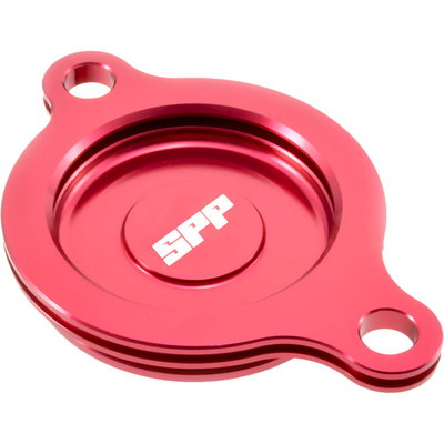 SPP Oil Filter Cover - Honda Crf450R/Rx - Red