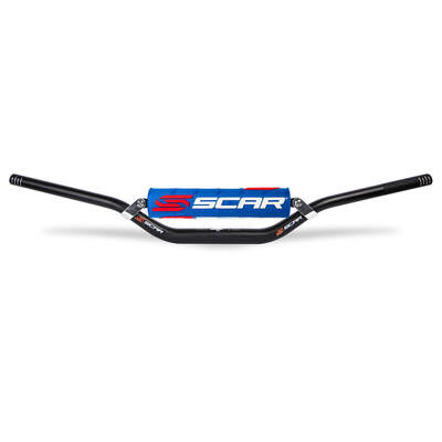 SCAR S2 7/8 Handlebar - Medium - Black Bar with Blue bar pad