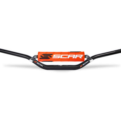 SCAR S2 7/8 Handlebar - Medium - Black Bar with Orange bar pad