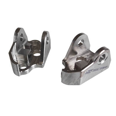 SCAR Titanium Footpeg Mount Brackets YZF250/450 2008-2022