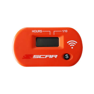 SCAR Orange Wireless Hour Meter