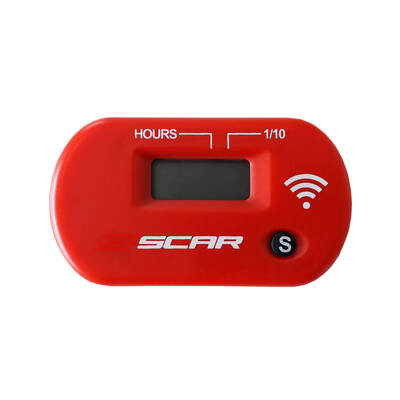 SCAR Red Wireless Hour Meter