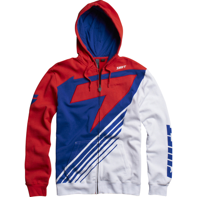 Shift Satellite Hoodie - Blue/Red