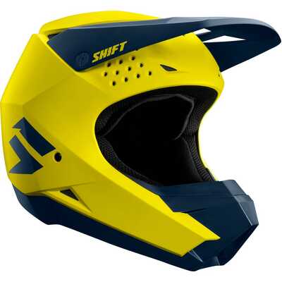 Shift Whit3 Helmet - Yellow/Navy