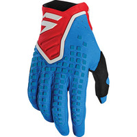 Shift 3lack Label Pro Blue and Red Gloves