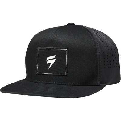 Shift Blu3 Label 2.0 Basalt Snapback Hat - Black/Charcoal