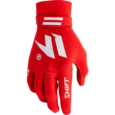 Shift 3lack Label Invisible Gloves - Red/White