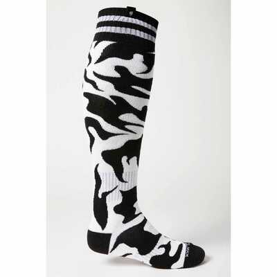 Shift Black Label Flame Socks - White/Black