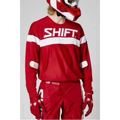 Shift White Label Haut Jersey - Red