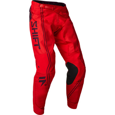 Shift Black Label Qwik Pants - Fluro Red