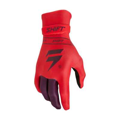 Shift Black Label Qwik Gloves - Fluro Red