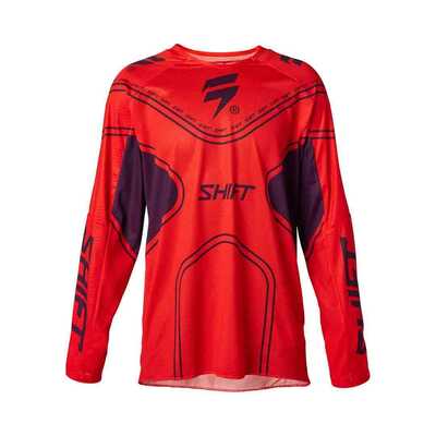 Shift Youth Black Label Qwik Jersey - Fluro Red