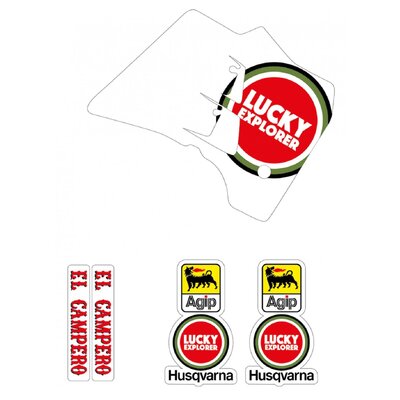 TECNOSEL DECALS REPLICA HUSKY TEAM ENDURO 1993