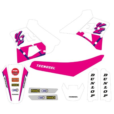 TECNOSEL DECALS REPLICA YAMAHA 92 YZ 125 250 91-92