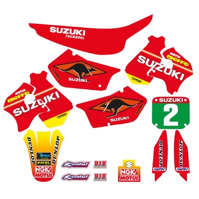 TECNOSEL DECALS REPLICA SUZUKI 98 RM 125 250 96-00