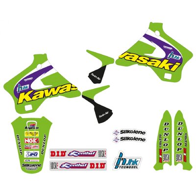 TECNOSEL GRAPHICS KIT TEAM REPLICA KX 125 250 94-98