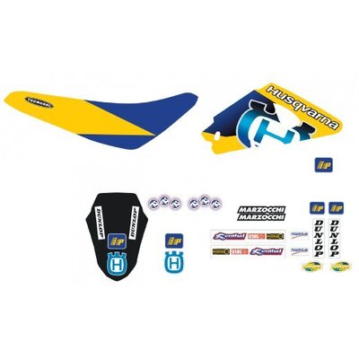 TECNOSEL GRAPHICS KIT HUSQVARNA CR/WR 00-05 TE/TC 02-04