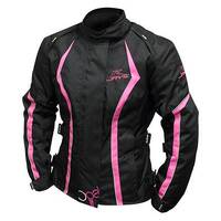 Rjays Opal III Black Pink White Ladies Jacket