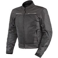 Rjays Zephyr Black Textile Jacket