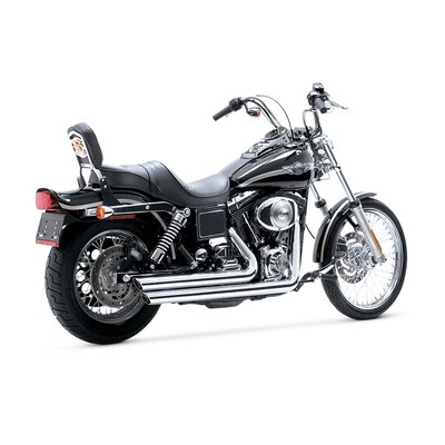 V & H BIGSHOT STAGGERED PCX CHROME SOFTAIL 18-22 (EXCL FXDR/FXBR/FLFB) (WAS V17941)
