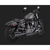 Vance & Hines Twin Slash 3" Slip-ons Black Sportser 14-18