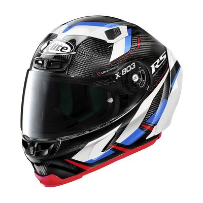 X-Lite X-803RS Motomaster Helmet - White/Red/Blue