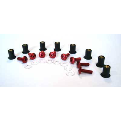 Xtech Screen Screws - Red