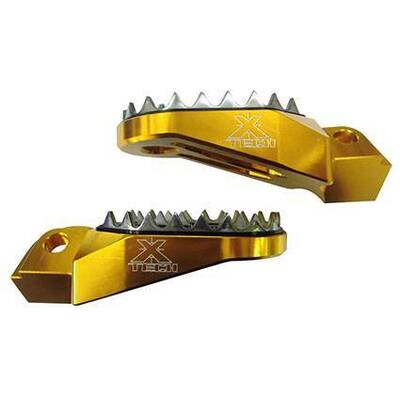 Xtech Suzuki Footpegs - Gold