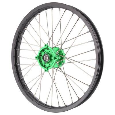 Xtech Kawasaki MX Enduro Wheels - Front - 21" - Blue Hub