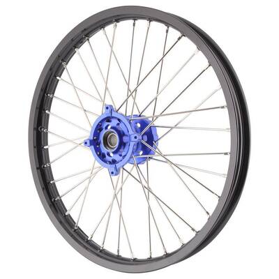 XT YAM YZ/EARLY YZF/WRF* 1.6x21 FR BK RIM/BU HUB/BK SPK