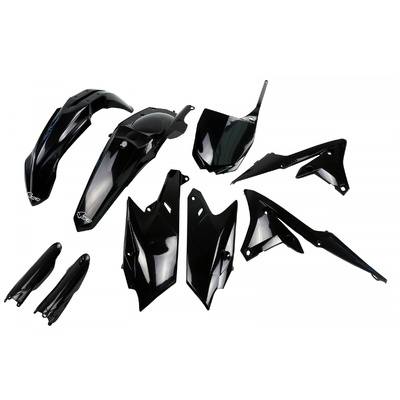 UFO Full Plastics Kit - Yamaha Yzf 250 14-18/450 14-17 - Black