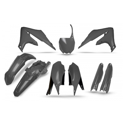 UFO Plastics Kit - Yamaha Se/Le Yz250F 19-23/Yz450F 18-22 - Grey/Black