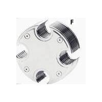 Zodiac Air Cleaner Round Cross Billet - Chrome