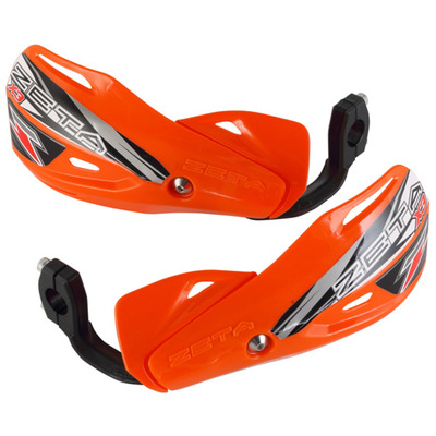 Zeta Handguards Mx - Impact X3 - Orange