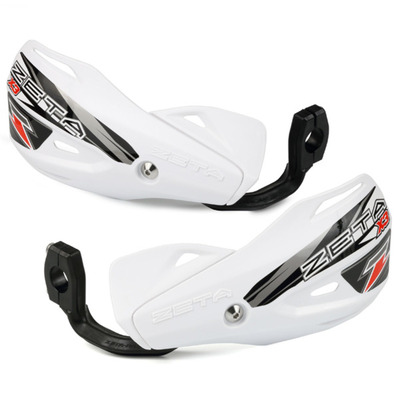 Zeta Handguards Mx - Impact X3 - White