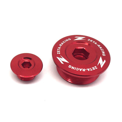 Zeta Engine Plug - Crf250L/Rally, Crf300L/Rally, Ct125 '20-, Cc110, Monkey125 - Red