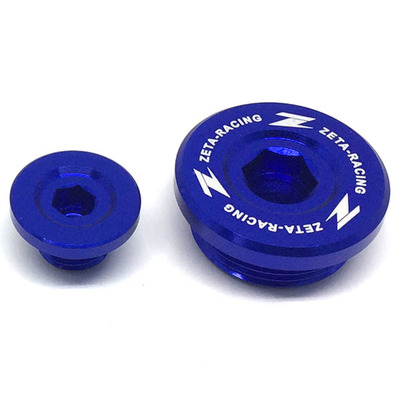 Zeta Engine Plug - Kx250F '04-10, Rmz250 '04-06 - Blue