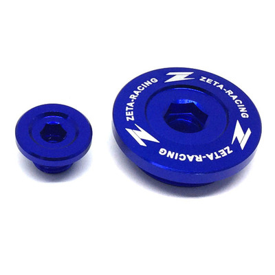 Zeta Engine Plug - Kx250/F '11-19, Kx450F '09-18 - Blue